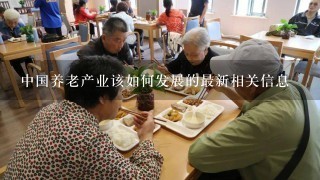 中国养老产业该如何发展的最新相关信息