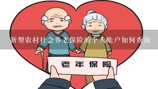 新型农村社会养老保险的个人账户如何查询