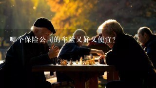 哪个保险公司的车险又好又便宜？