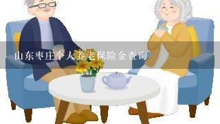 山东枣庄个人养老保险金查询