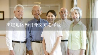 枣庄地区如何补交养老保险