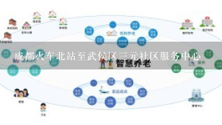 成都火车北站至武侯区3元社区服务中心