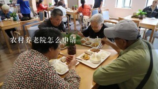 农村养老院怎么申请