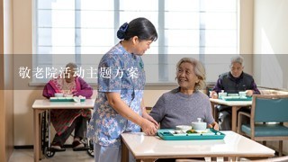 敬老院活动主题方案