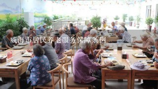 威海市居民养老服务保障条例