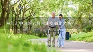 为什么中国的老龄化速度如此之快